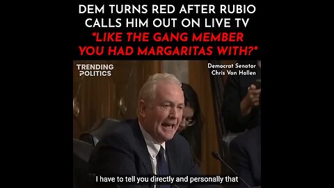 Dems Turn Red After Rubio Calls Him Out On Live TV