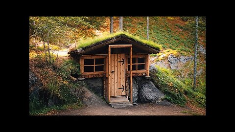 Fairytale Survival Dugout 🏕️ | Timelapse of Shelter Construction