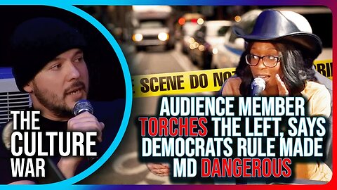 Audience Member TORCHES The Left, Says Democrats Rule Made Maryland DANGEROUS