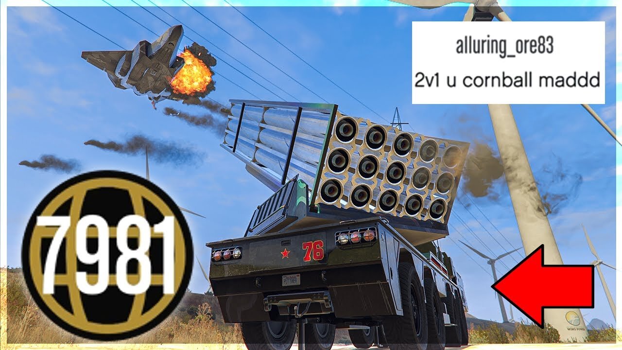 Trolling a Level 7981 With My CHERNOBOG on GTA Online!