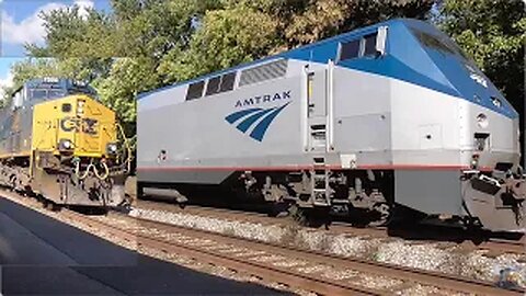 CSX and Amtrak Capitol Limited Train Meet from Harpers Ferry, West Virginia October 5, 2024 Part 2