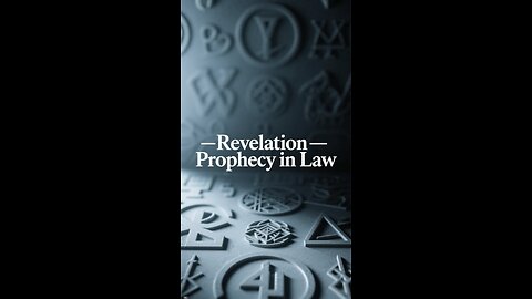 Revelation - Prophecy In Law.