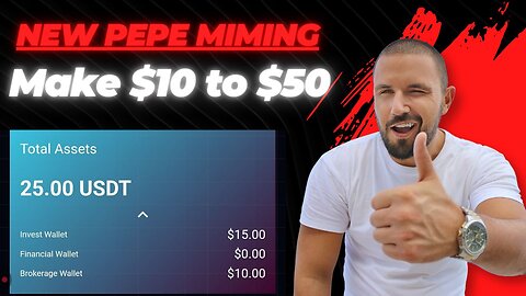 Make $10 To $50 Daliy Miming pepe Coin