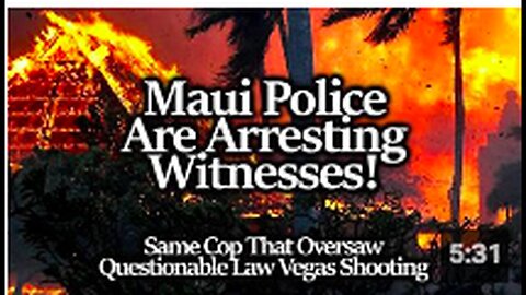 "Maui Police Chief Orders Press to Reveal Identity of Arrested Witnesses"