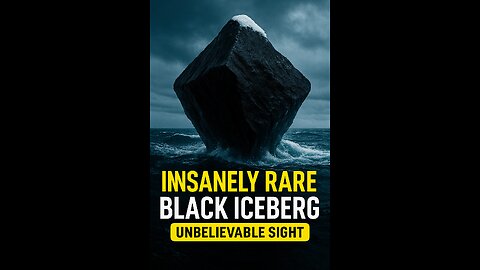 🌑 The BLACK Iceberg That SHOCKED Scientists | Hidden Arctic Secret Caught on Camera