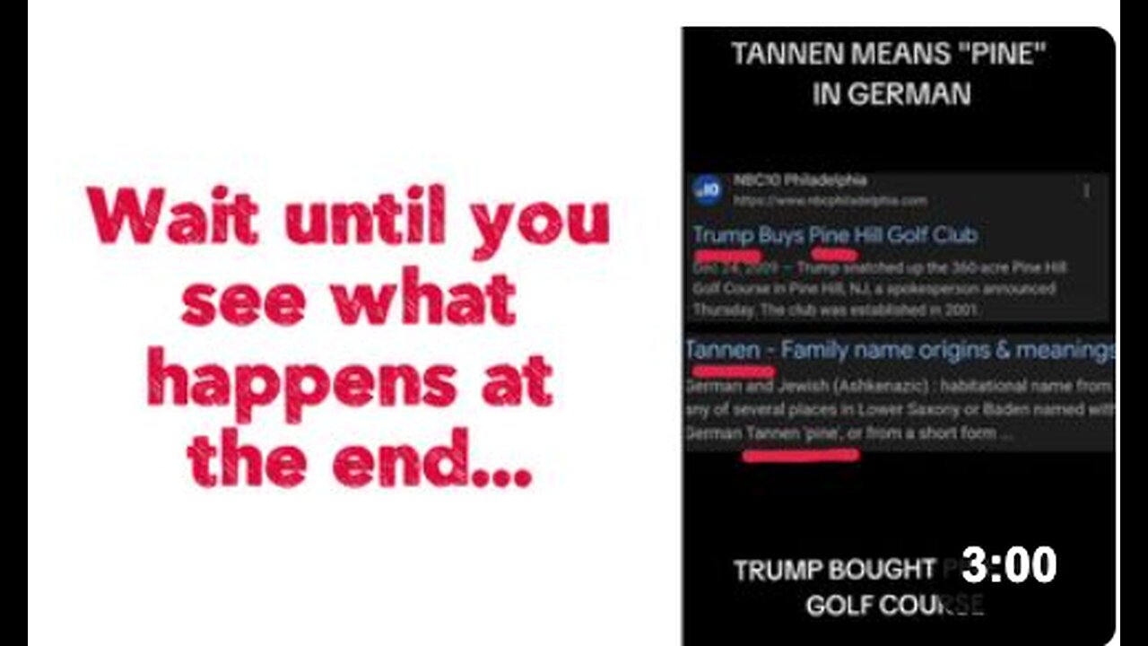 Wait until you see what happens at the end...