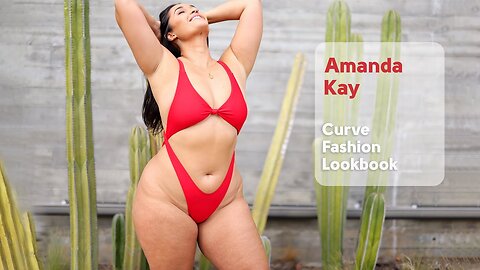 Amanda Kay Curve Fashion Lookbook Part 2 - 4K