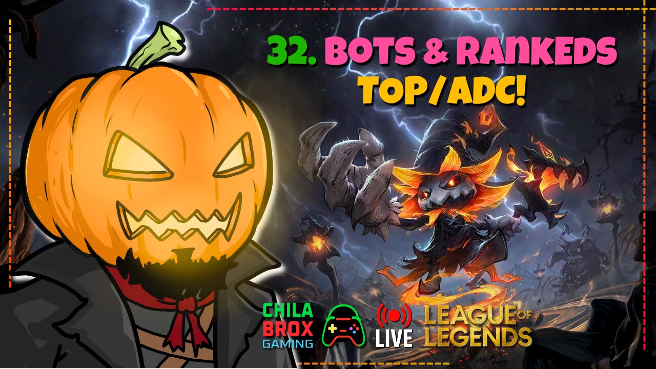 🔥🔴 LIVE 32: ¡Bots Apocalipticos & Rankeds ORO I como TOP/ADC en LoL! 🎮