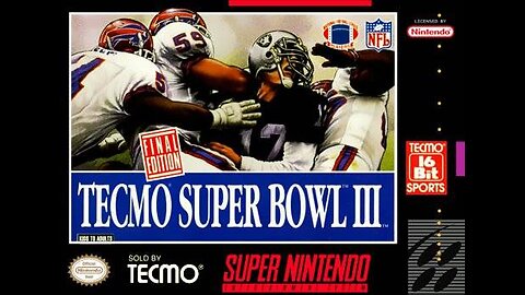 TECMO SUPER BOWL 3 - WEEK 11 - T.B. VS DET