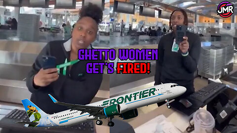 Two Ghetto women FIRED after REFUSING white man to board his flight!