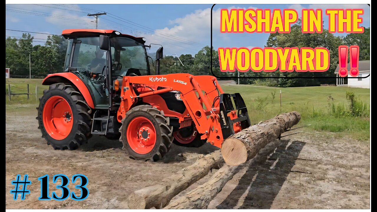 Mishap In The Wood Yard‼️