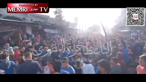 Gaza Palestinians protesting against Hamas: "Free the Israeli hostages. End the war. No to Hamas"