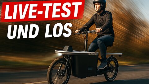 TARRAN T1 Pro das Cyber-Lastenrad im 🔥 LIVE-TEST 🔥 #tarran #lastenrad #ebike