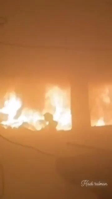 Palestinian girl was seen walking through the flames to her death