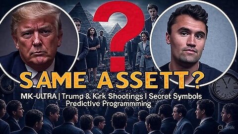PREDICTIVE PROGRAMMING: The SAME MK-ULTRA Asset Used in Trump & Kirk Assassination Attempts? Decoding the Occult Symbols