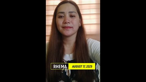 Ano ang Rhema? (review) | AUGUST 17 2025 | Abby