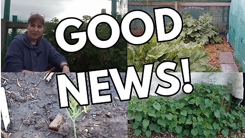April On The Allotment & Pleasant Surprises!