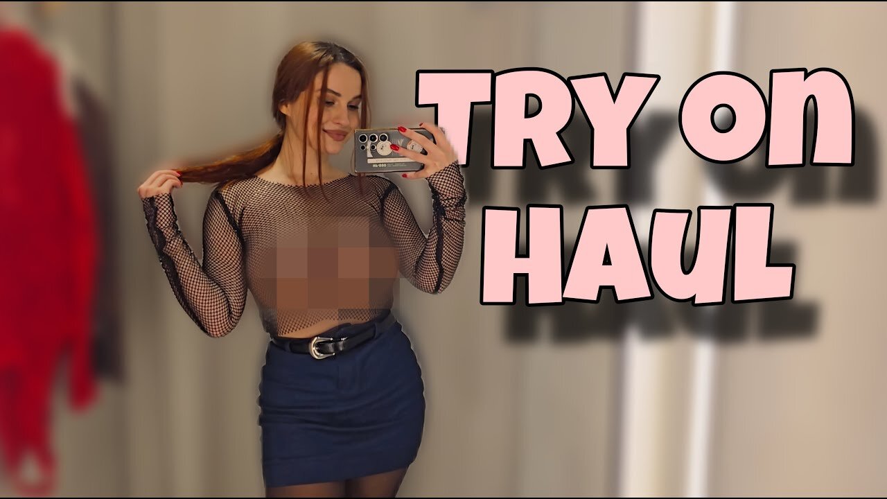 [4K] Transparent Try On Haul | See Through Clothes | Get Ready With Angelina Love