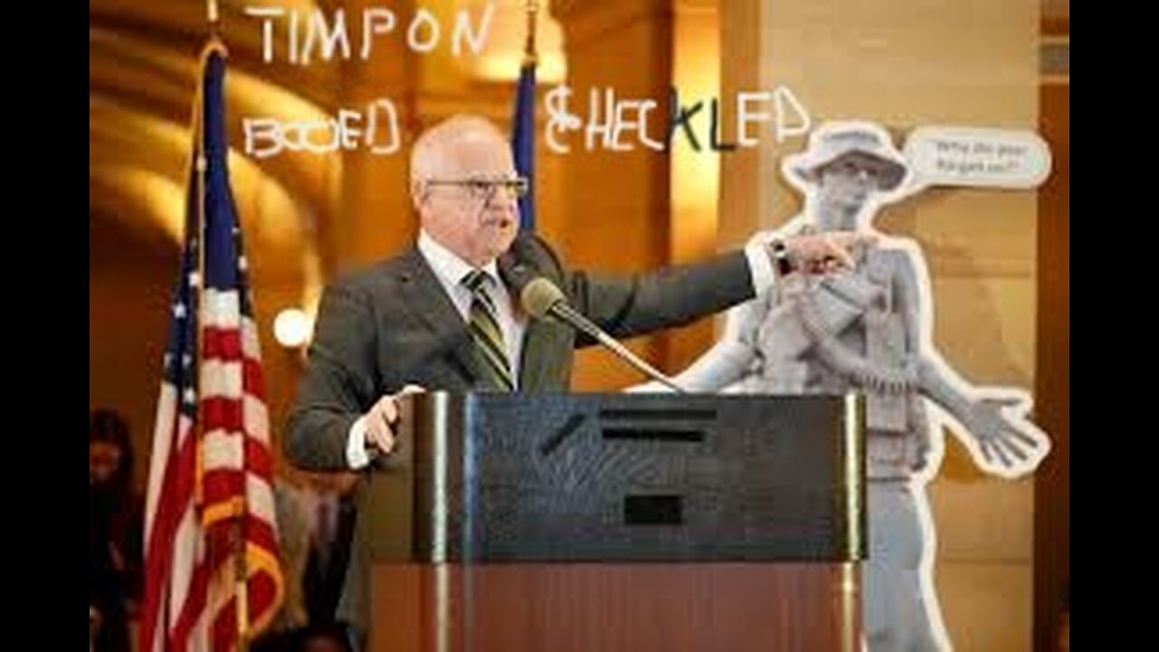 Timpon Walz BOOED @ Townhall in Home State!