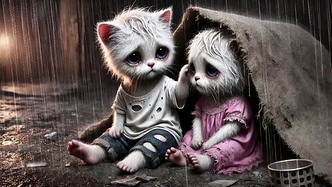 Poor Cats Rescued by Kindness 🔥#cat #ai #cutecat #catlover #kitten #lovestory