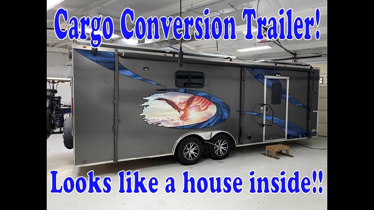 Cargo Trailer Conversion Turned Into A House!