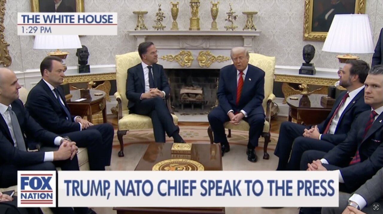 President Trump Meets with NATO Secretary General (03/13/25)