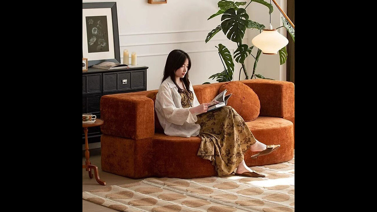 Dual-Mode Foldable Minimalist Sofa Bed