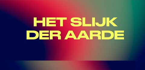 Het SLIJK DER AARDE -/ over de geur van de poen... / een straat-statement