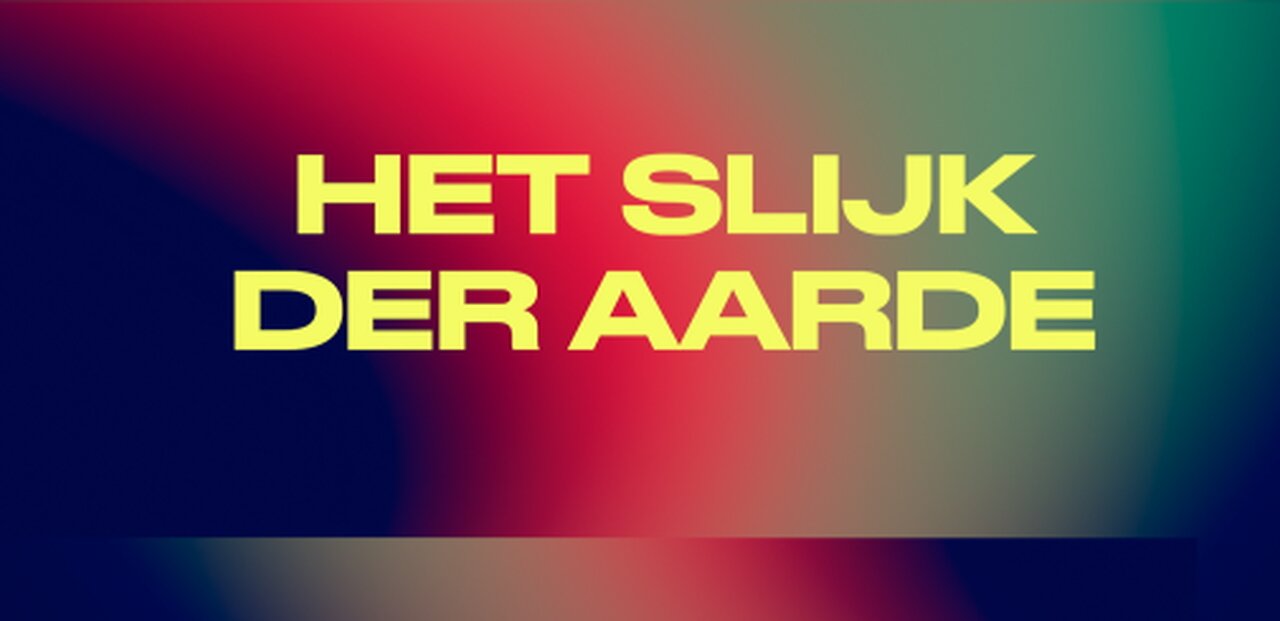 Het SLIJK DER AARDE -/ over de geur van de poen... / een straat-statement