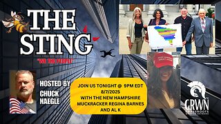 THE STING PODCAST welcomes THE NEW HAMPSHIRE MUCKRAKER 9PM edt 8/7/25