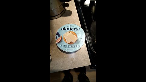Eating Alouette Double Crème Brie, Dbn, MI, 7/6/25