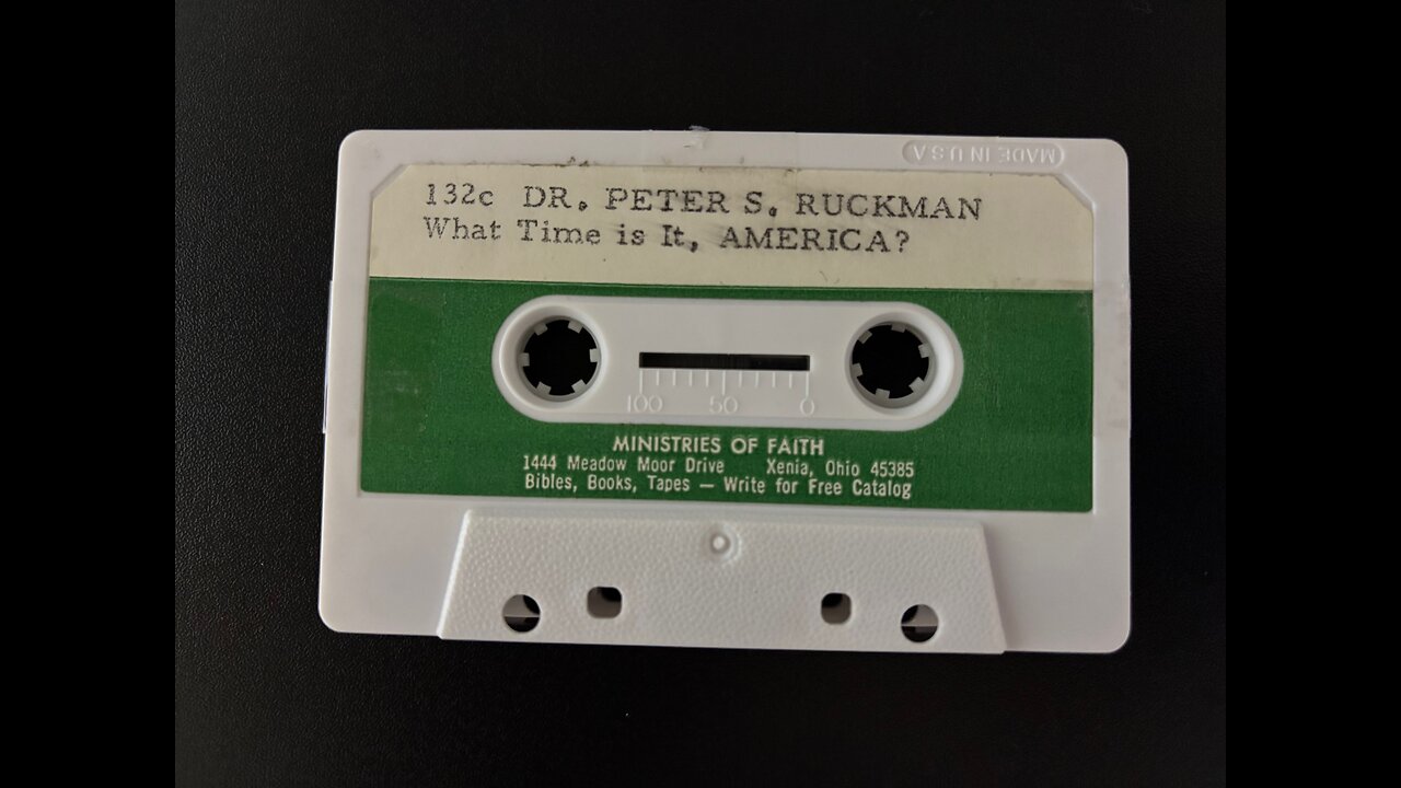 What Time Is It, America? - Dr. Ruckman