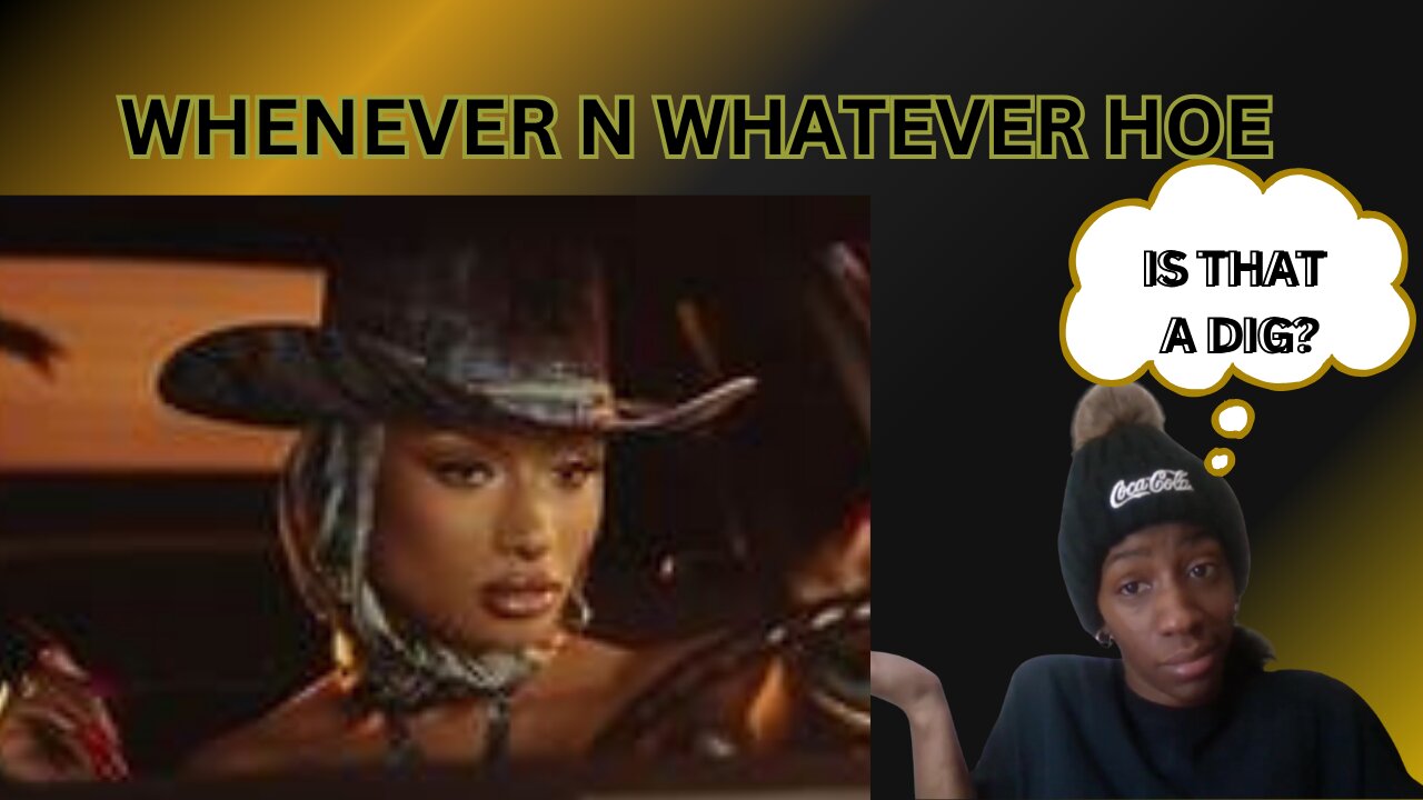 MEGAN NEW VIDEO DID SHE TAKE A DIG AT SOMEONE?