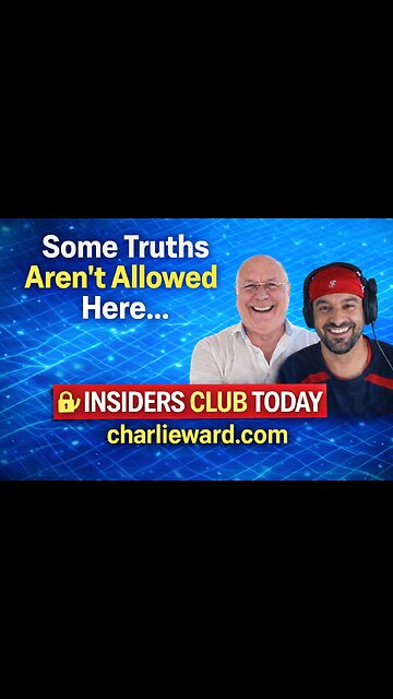 Some Truths Aren’t Allowed Here… | Charlie Ward Insiders Club Today with Jason Q - NOT TO BE MISSED!
