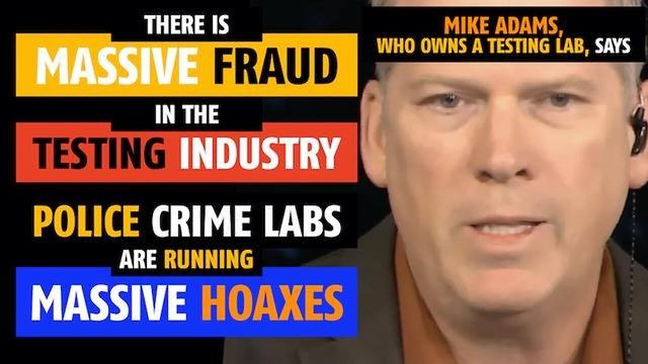 Police crime labs are running massive hoaxes, testing is a fraud, says Mike Adams