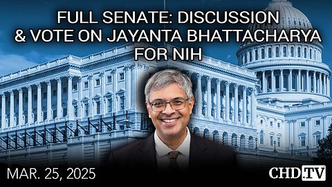 Full Senate: Discussion + Vote on Jayanta Bhattacharya for NIH