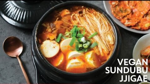 Vegan Soondubu Jjigae💕💞🥰😋❤️❤️❤️!!!