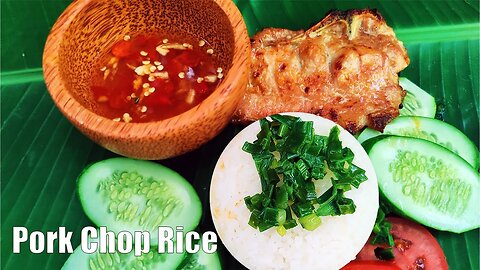 Forest Cooking ASMR – Vietnamese Grilled Pork Chops | Outdoor BBQ Sounds