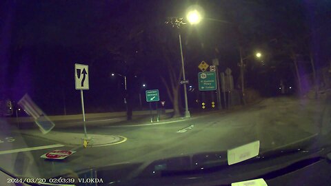 Caught on Dashcam: Driver WRECKS Signs, Leaves Scene!