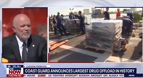 USCG seizes 1.3 million kilograms of cocaine with a street value of 45 billion dollars