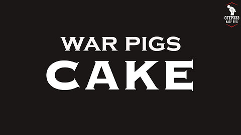 Cake - War Pigs (HQ Karaoke)
