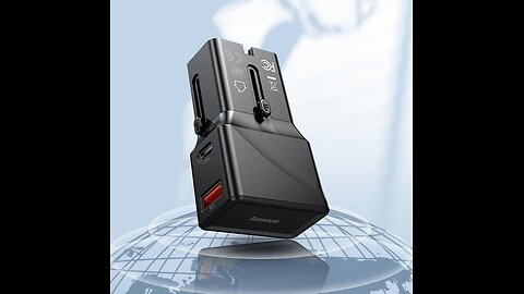 Universal International USB Power Adapter, with Multi-standard Plug, Mini and Lightweight Design