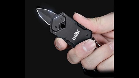 The World's First High Hardness Titanium Alloys Mini Folding knife