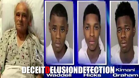 A group of black teens carkjack an elderly white and run him over with his own vehcile