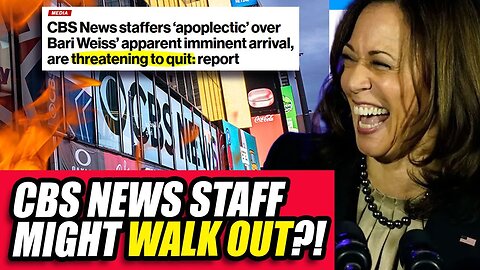 CBS News Staff Might WALK OUT Over Bari Weiss?! | Clownfish TV