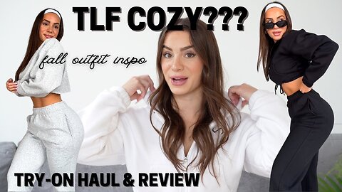 TLF COZY COLLECTION?! | Fall Outfit Inspo, Joggers, Cropped Zip Hoodies, Try-On Haul & Honest Review