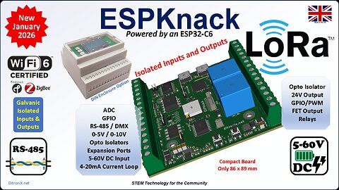 ESPKnack LoRa GNSS IMU RS485 STEM SDK Board