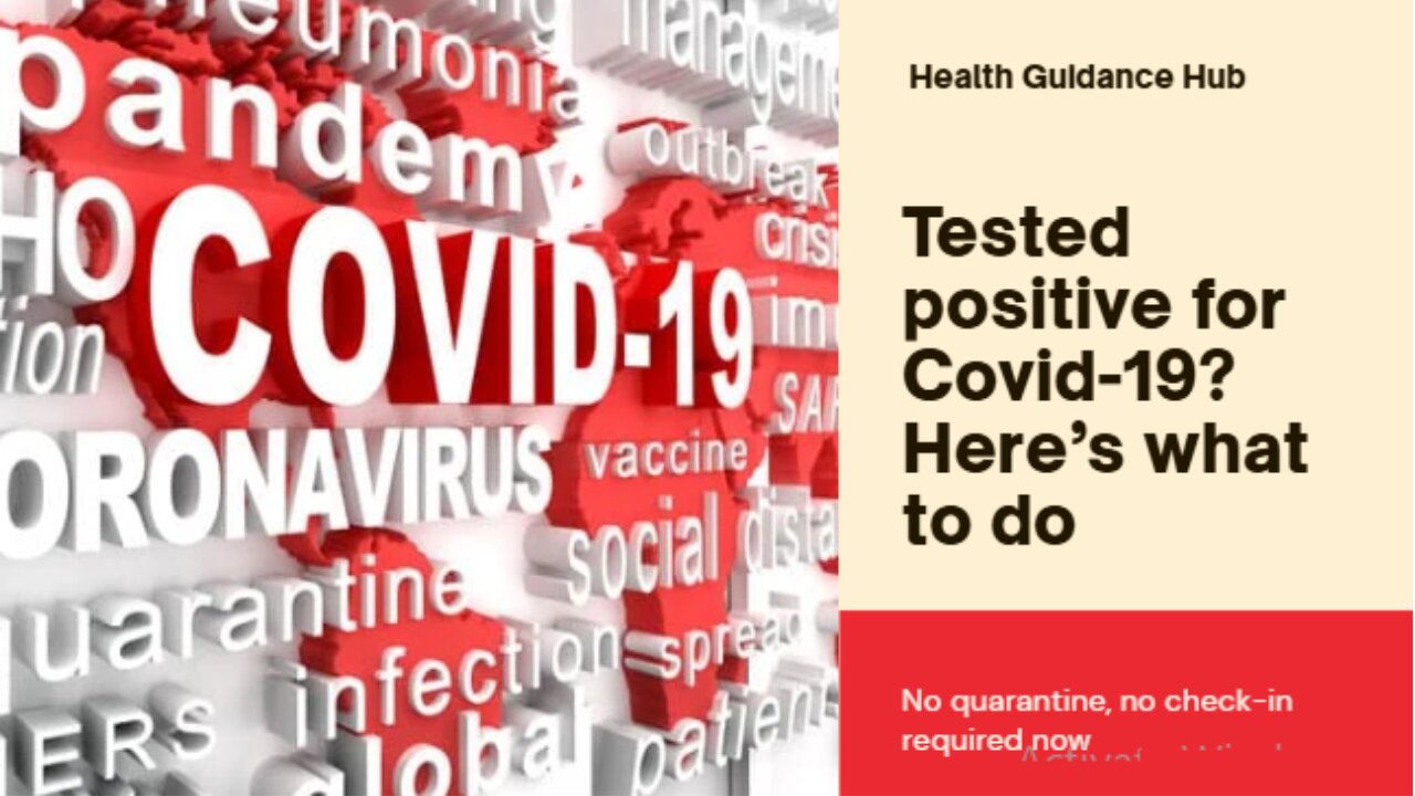 Tested Positive for Covid-19 in 2025? No quarantine, No check-in - Here's What to Do!
