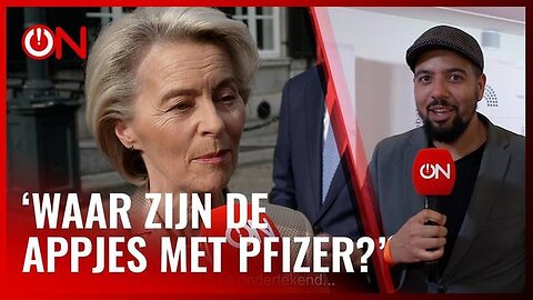 "Jonathan Grills Ursula von der Leyen on Pfizer App Usage During COVID-19 in Dutch MSM"