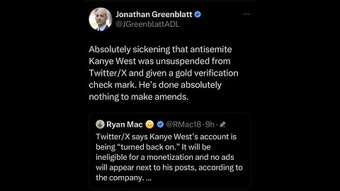 Piers Morgan tried to cancel censor Ye on X asking why Ye is anti semitic & worship adolf hitler